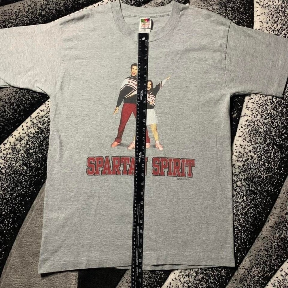 Vintage 90s SNL Spartan Spirit Will Ferrell Cheer Grey T-shirt - Picture 3 of 8